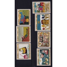 CUBA 1971 SERIE COMPLETA DE ESTAMPILLAS NUEVAS MINT DIBUJOS BARCOS 7.50 EUROS